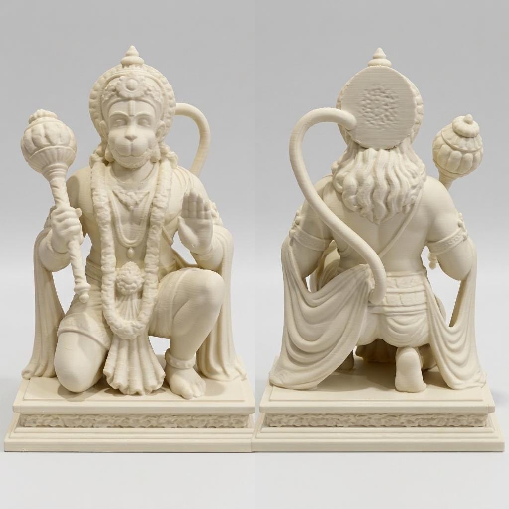Lord Hanuman Statue - Spiritual Decor