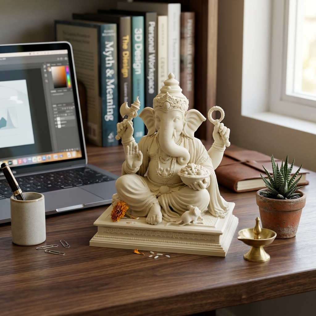 Lord Ganesha Statue - Spiritual Decor