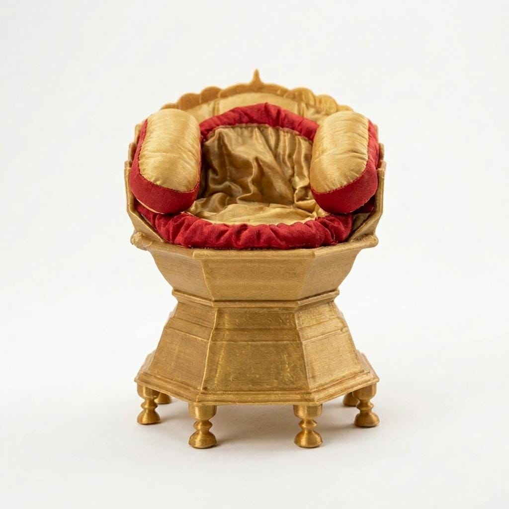 Maharaja Ranjit Singh’s Golden Throne - Sikh History Decor